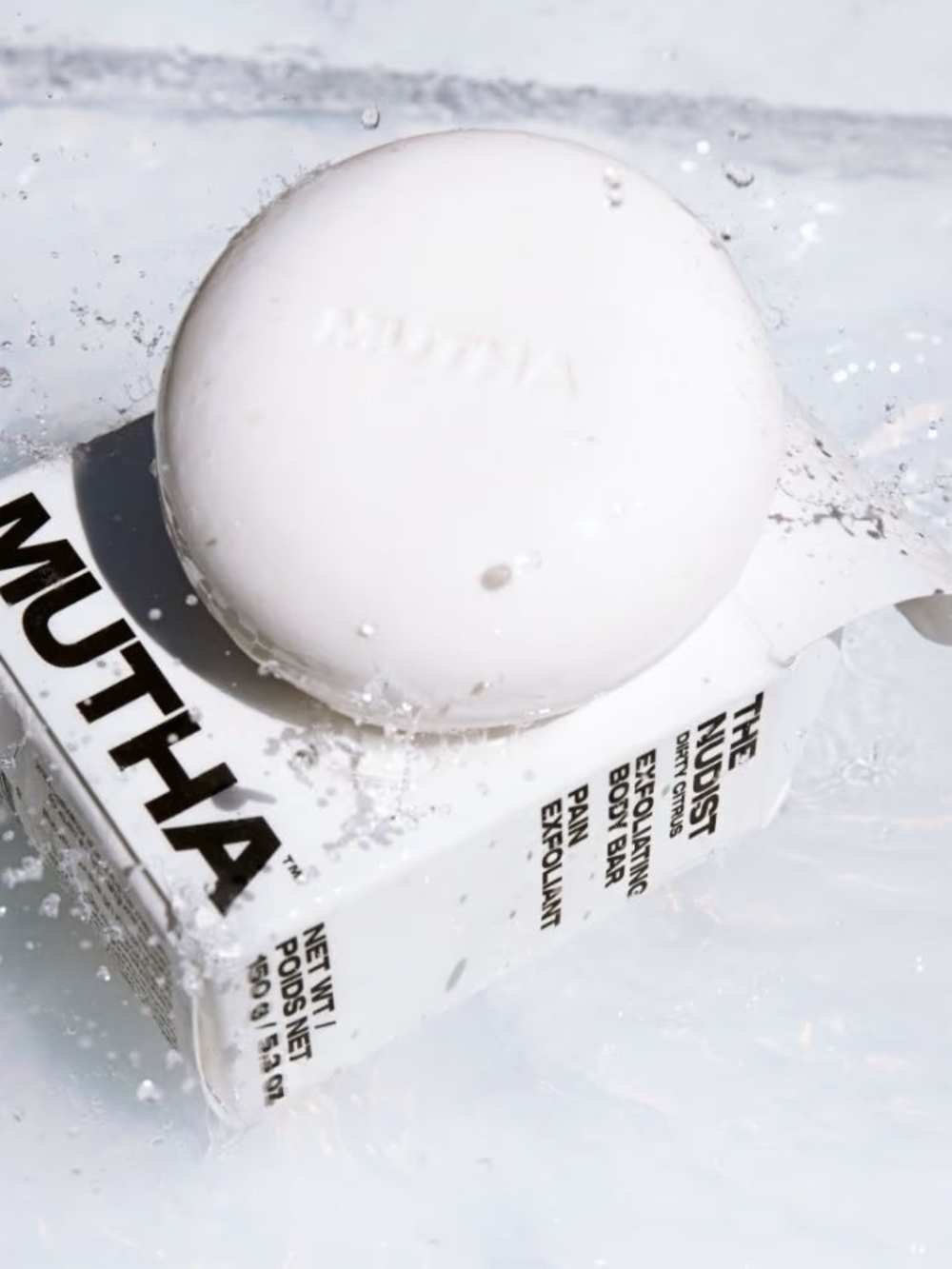 Mutha Exfoliating Body Bar - White No Box
